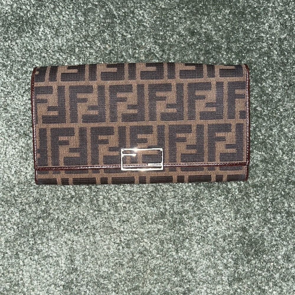 Fendi Fabric Wallet Authentic